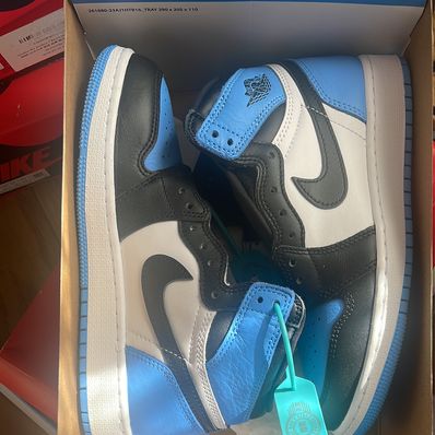 Nike GS Air Jordan 1 Retro High OG "University Blue/UNC Toe"