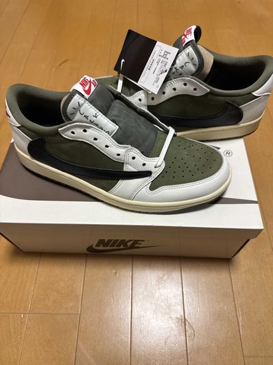 Travis Scott × Nike Air Jordan 1 Low OG SP "Reverse Olive"
