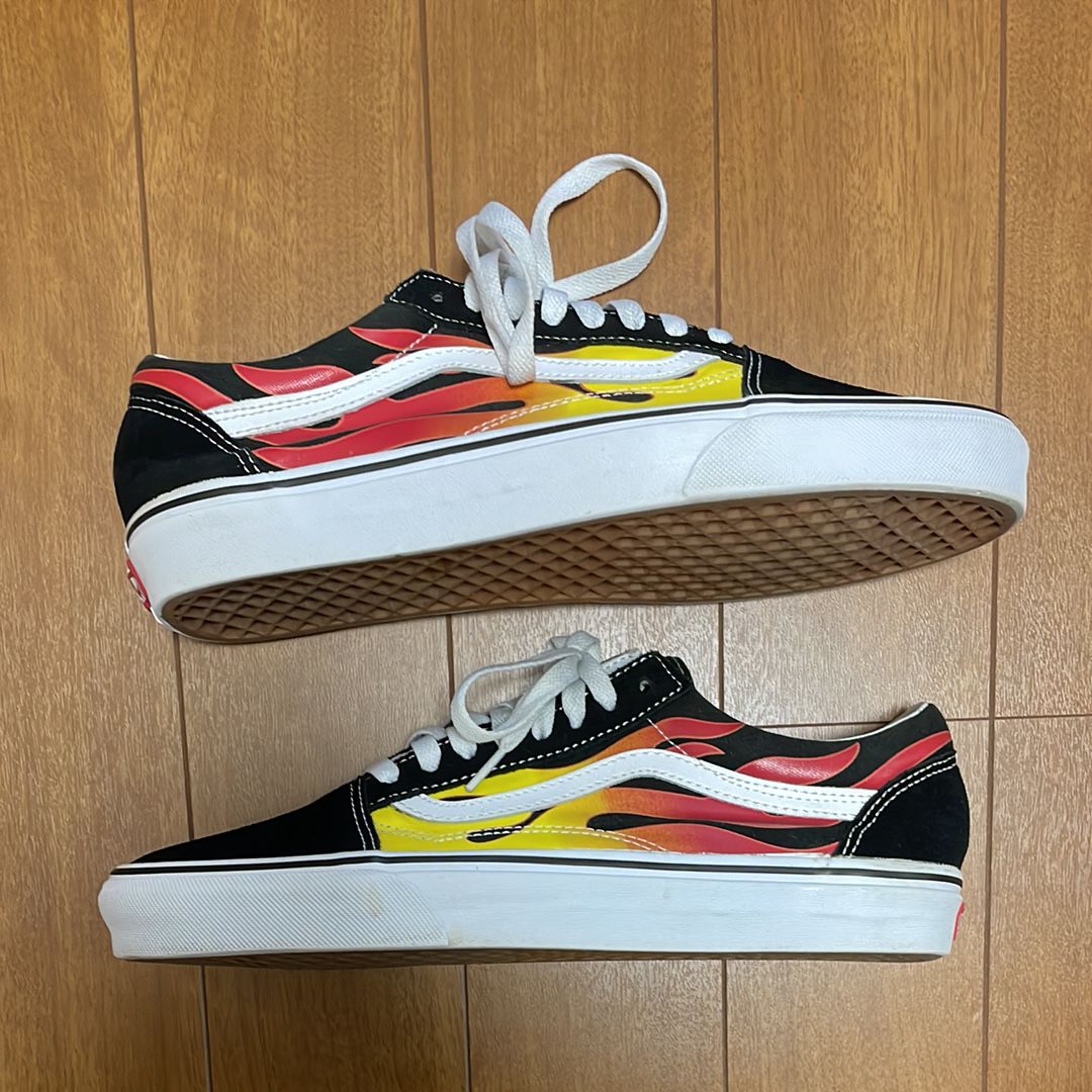 Vans Old Skool Flame "Black/True White"