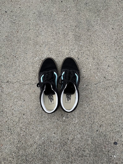 Vans Old Skool DS "Black/Aruba Blue"