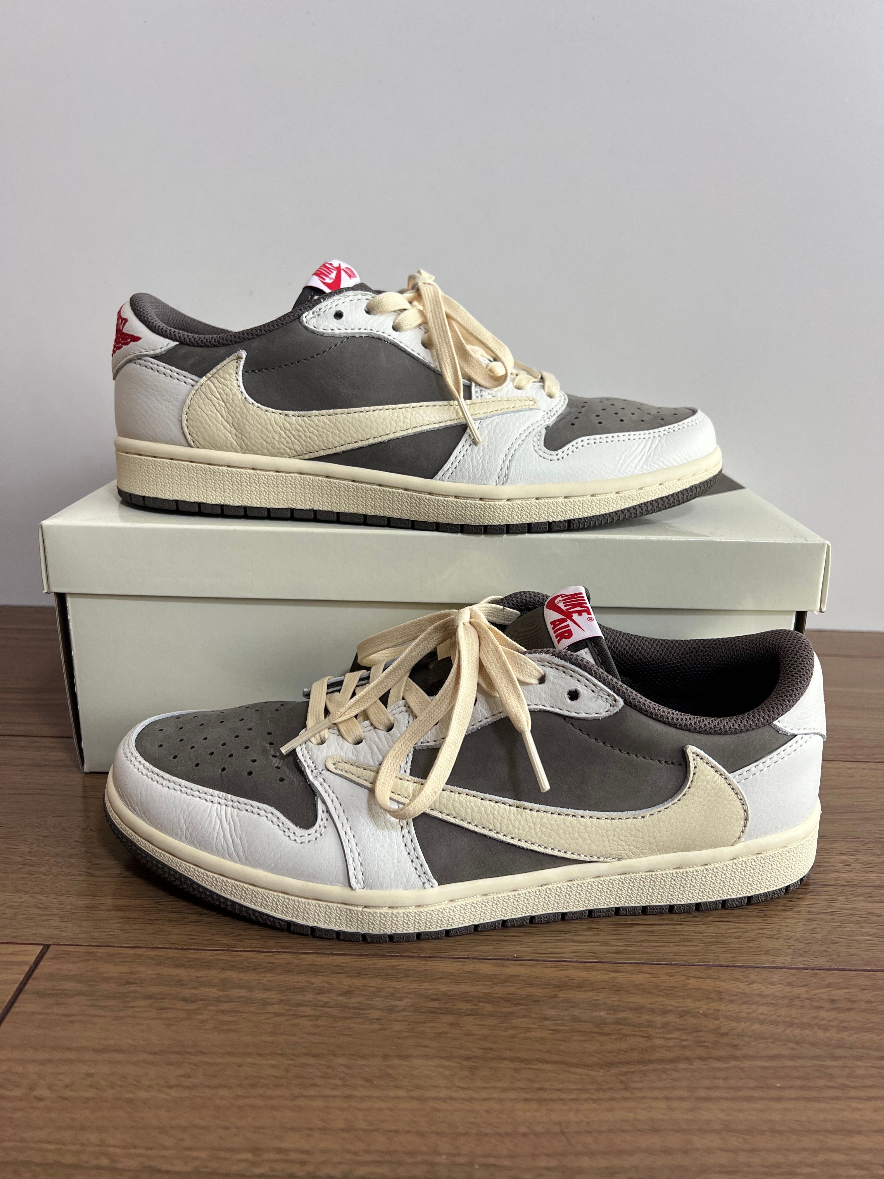 Travis Scott × Nike Air Jordan 1 Low OG SP "Reverse Mocha/Sail and Ridgerock"