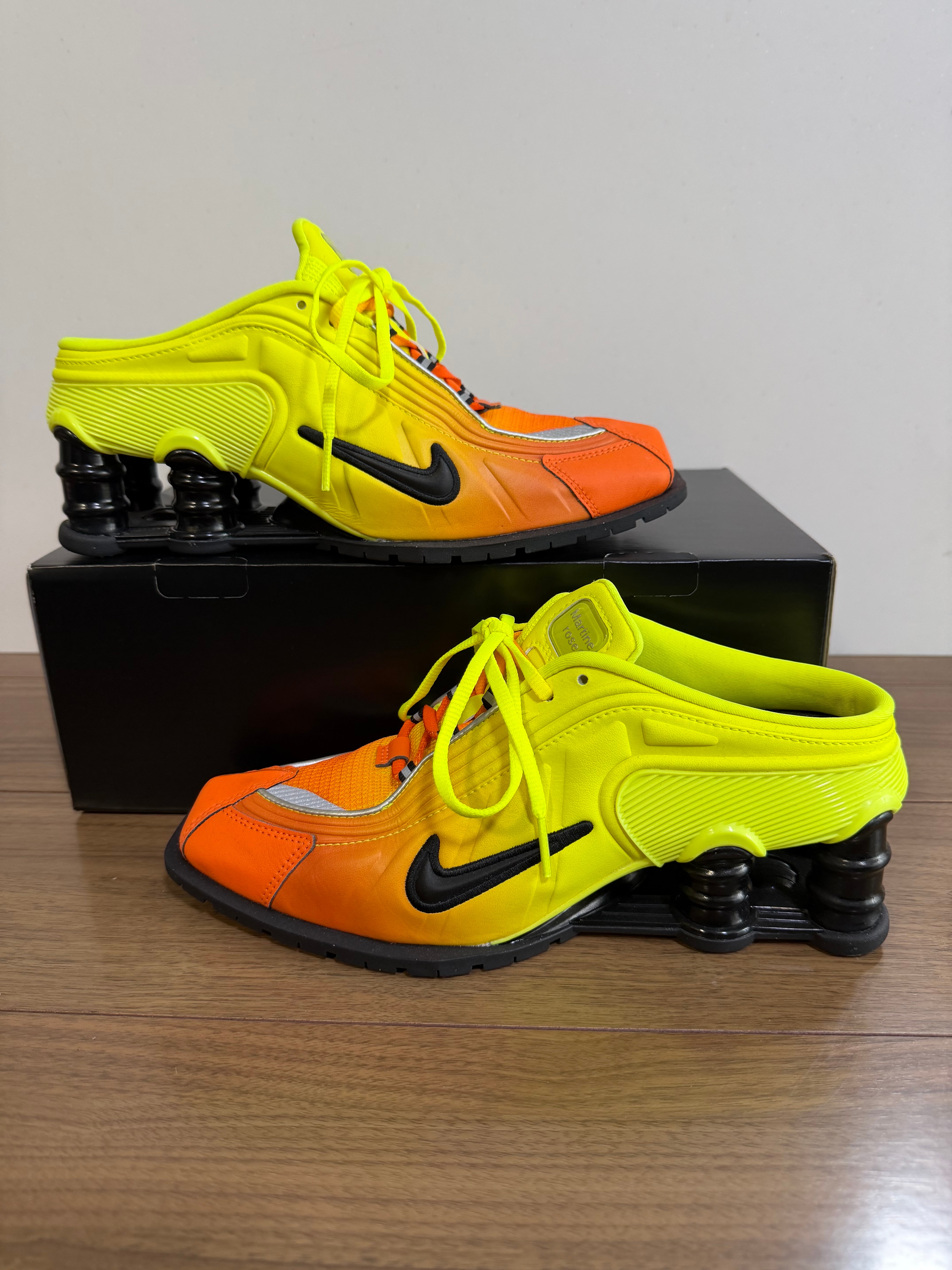 Martine Rose × Nike Women's Shox MR4 "Safety Orange"