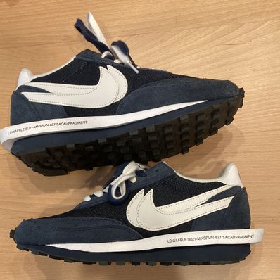 Fragment × sacai × Nike LD Waffle "Blackended Blue"