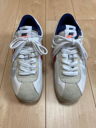 sacai × Nike Zoom Cortez "White and University Red"