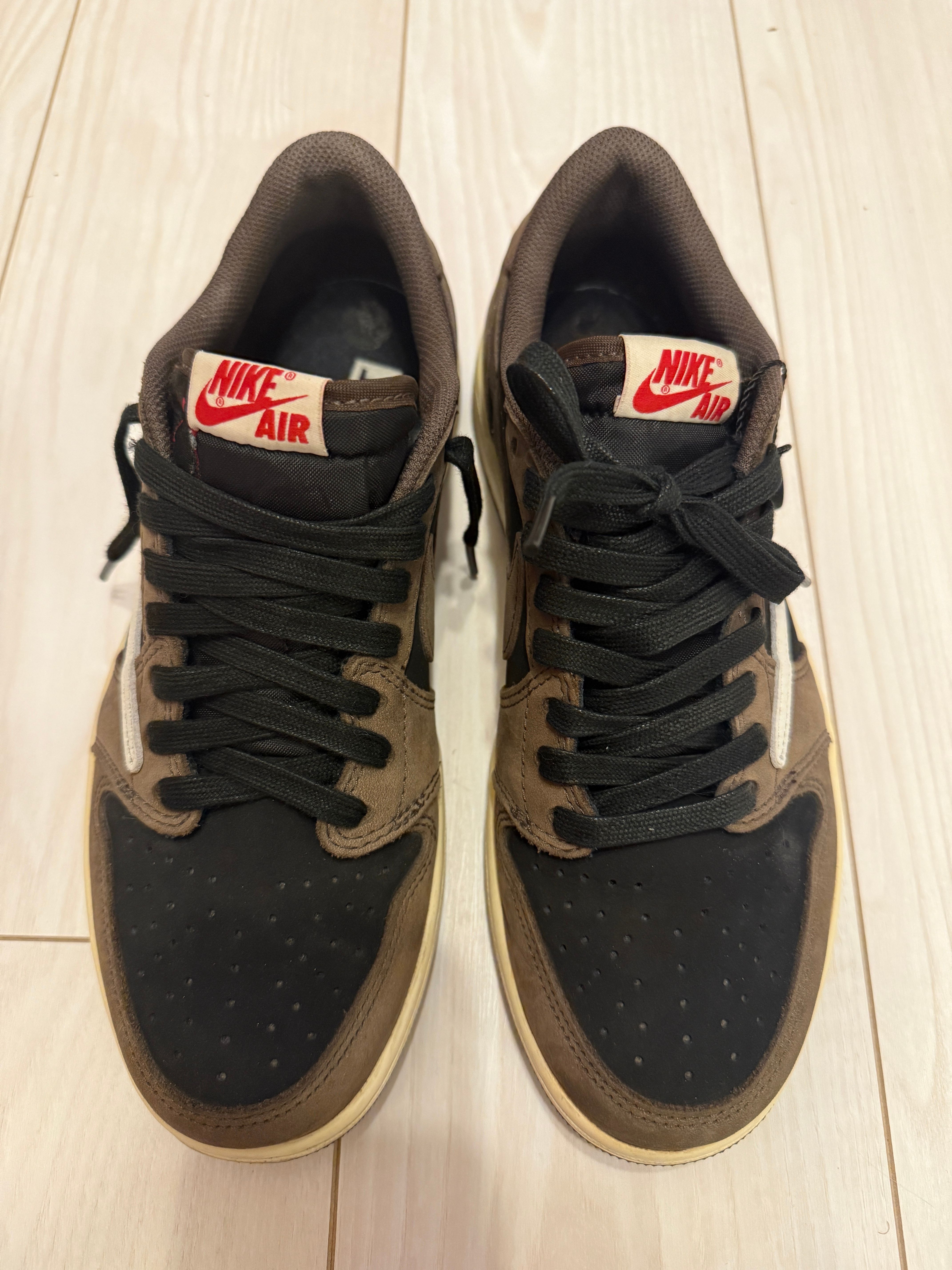 Travis Scott × Nike Air Jordan 1 Low OG SP-T  "Black/Dark Mocha"