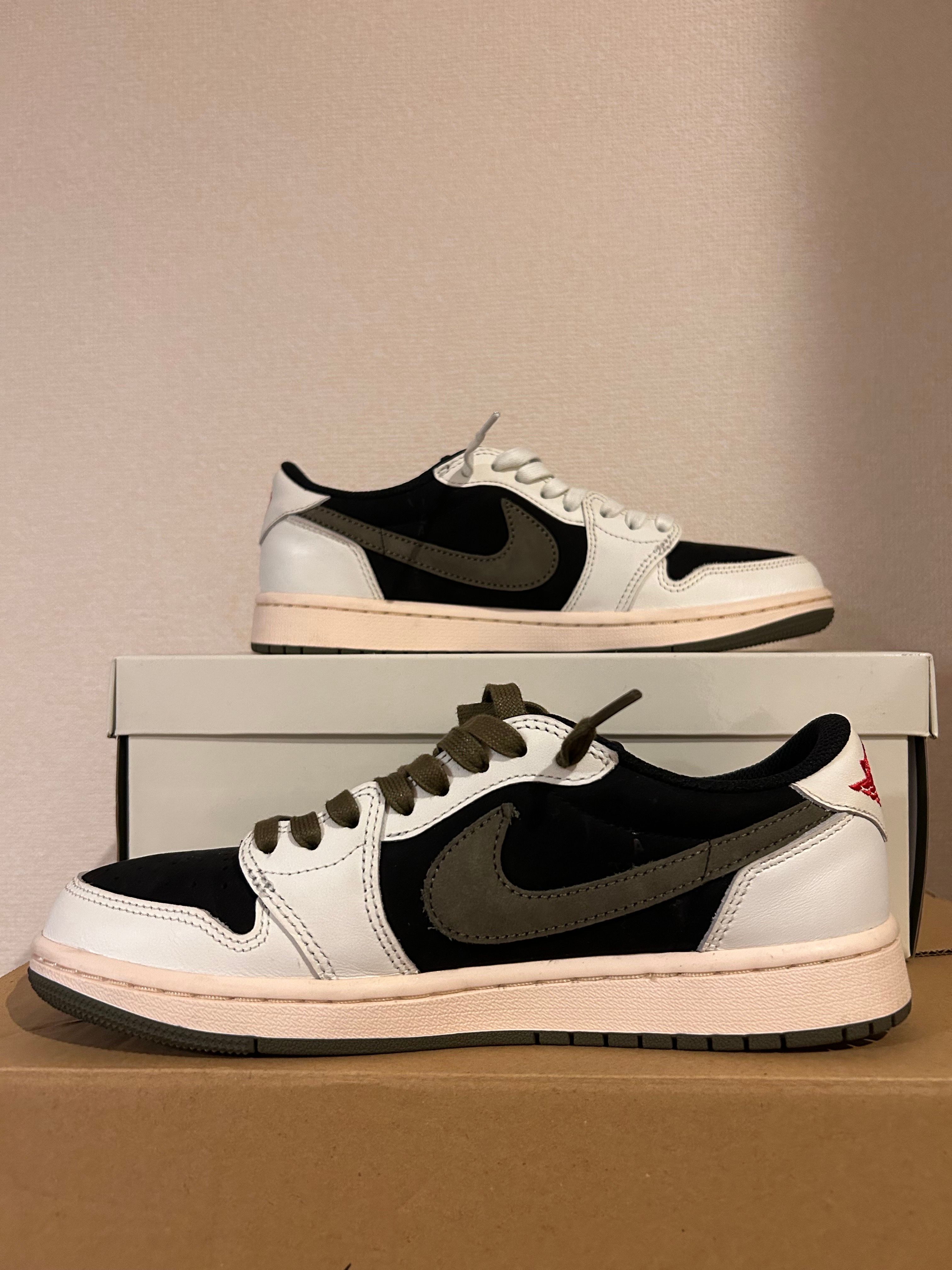 Travis Scott × Nike Women's Air Jordan 1 Low OG "Medium Olive"