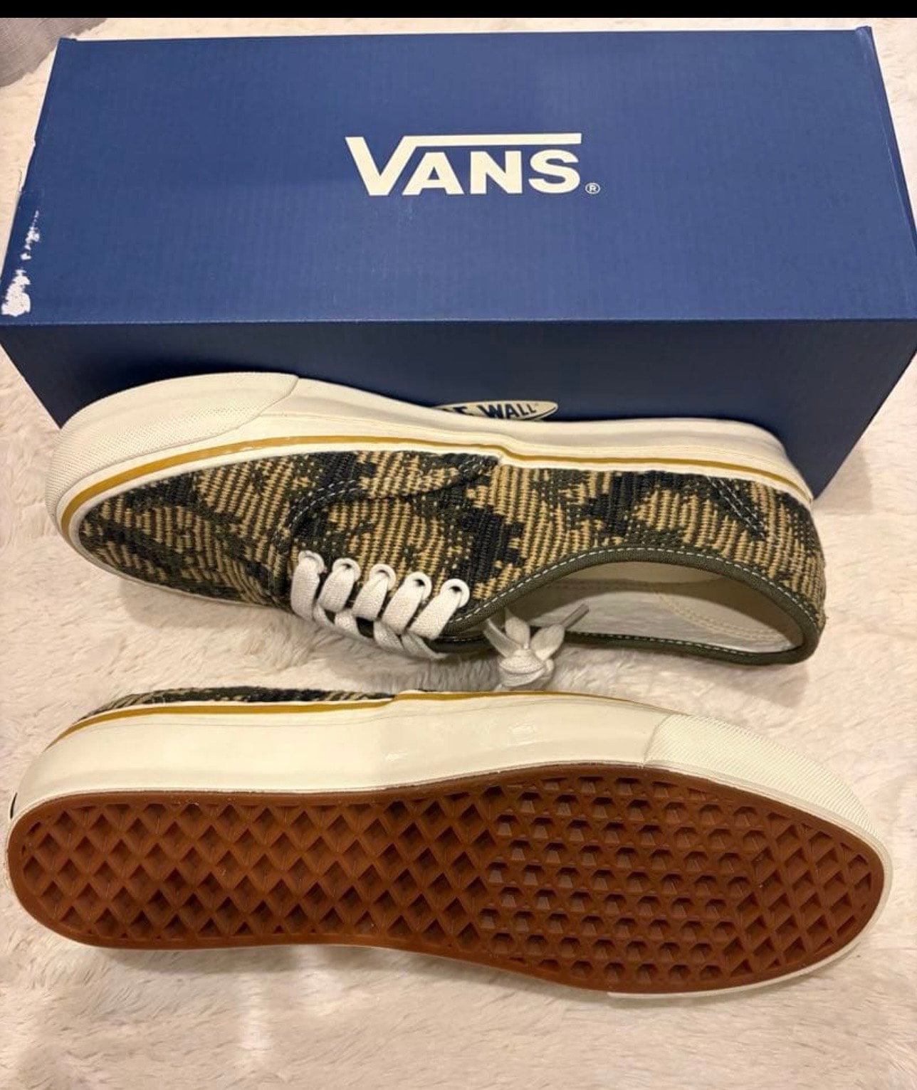 Vans Premium Authentic "Camo Antique Gold"