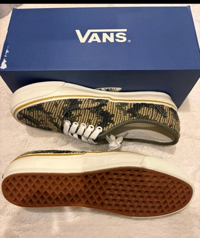Vans Premium Authentic "Camo Antique Gold"