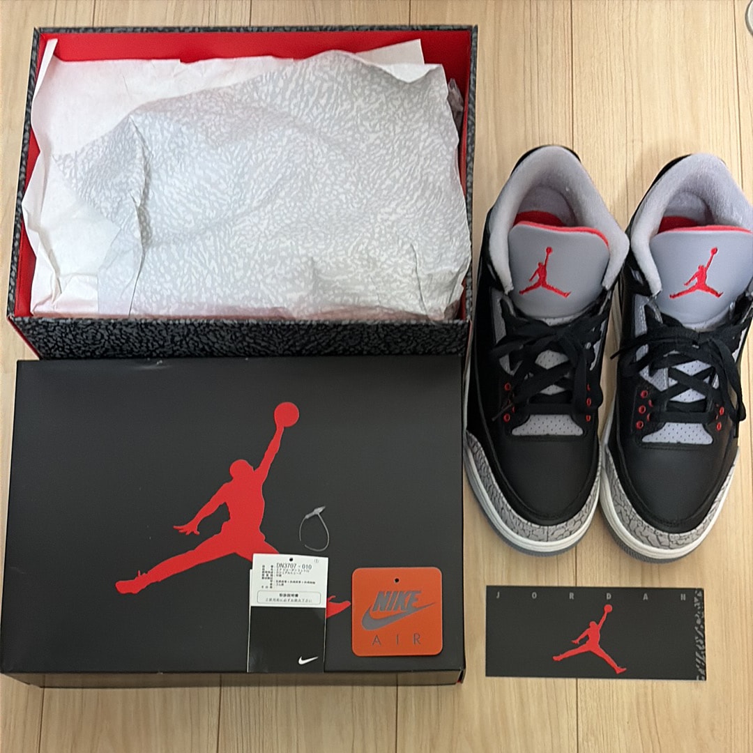 Nike Air Jordan 3 Retro "Black Cement" (2024)