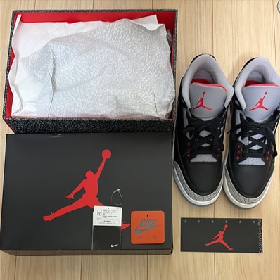 Nike Air Jordan 3 Retro "Black Cement" (2024)