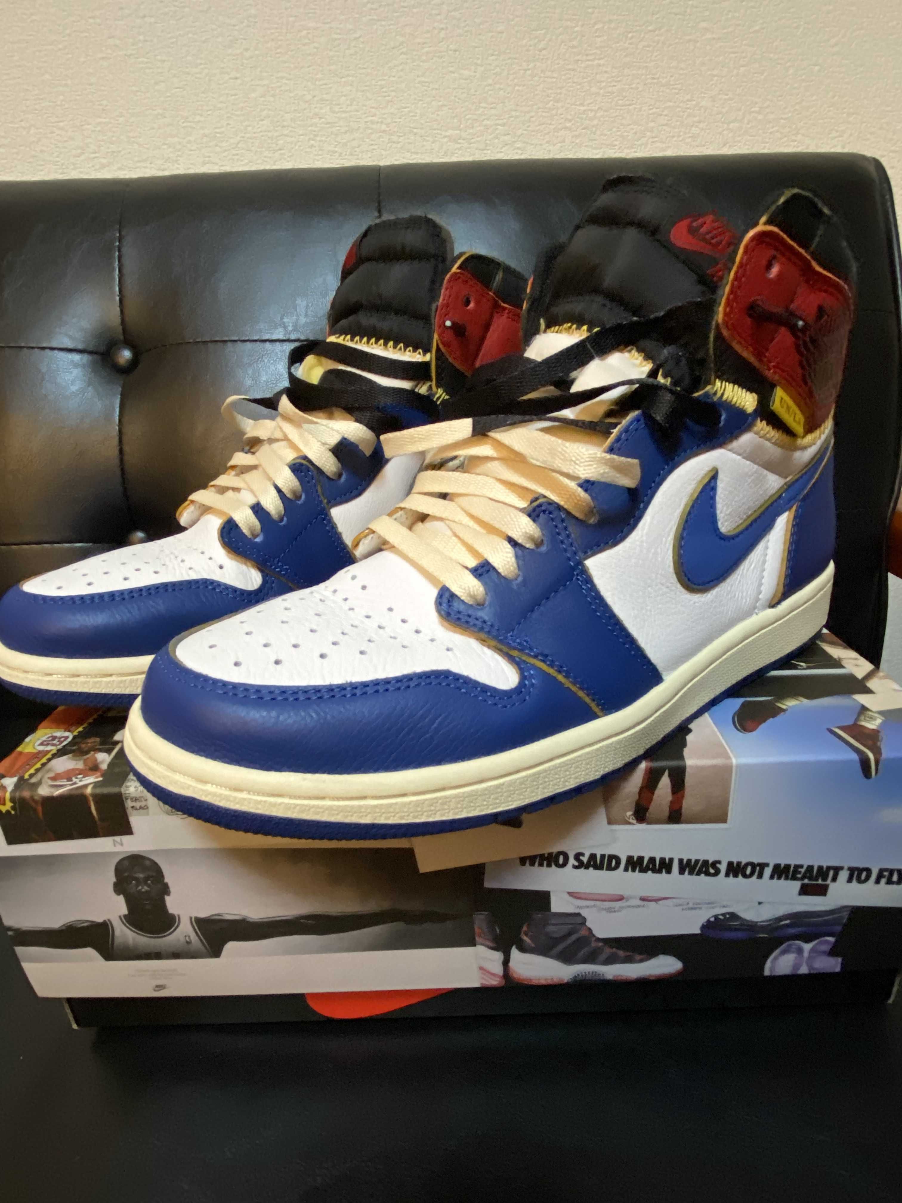Union × Nike Air Jordan 1 Retro High OG NRG "Storm Blue/Varsity Red"
