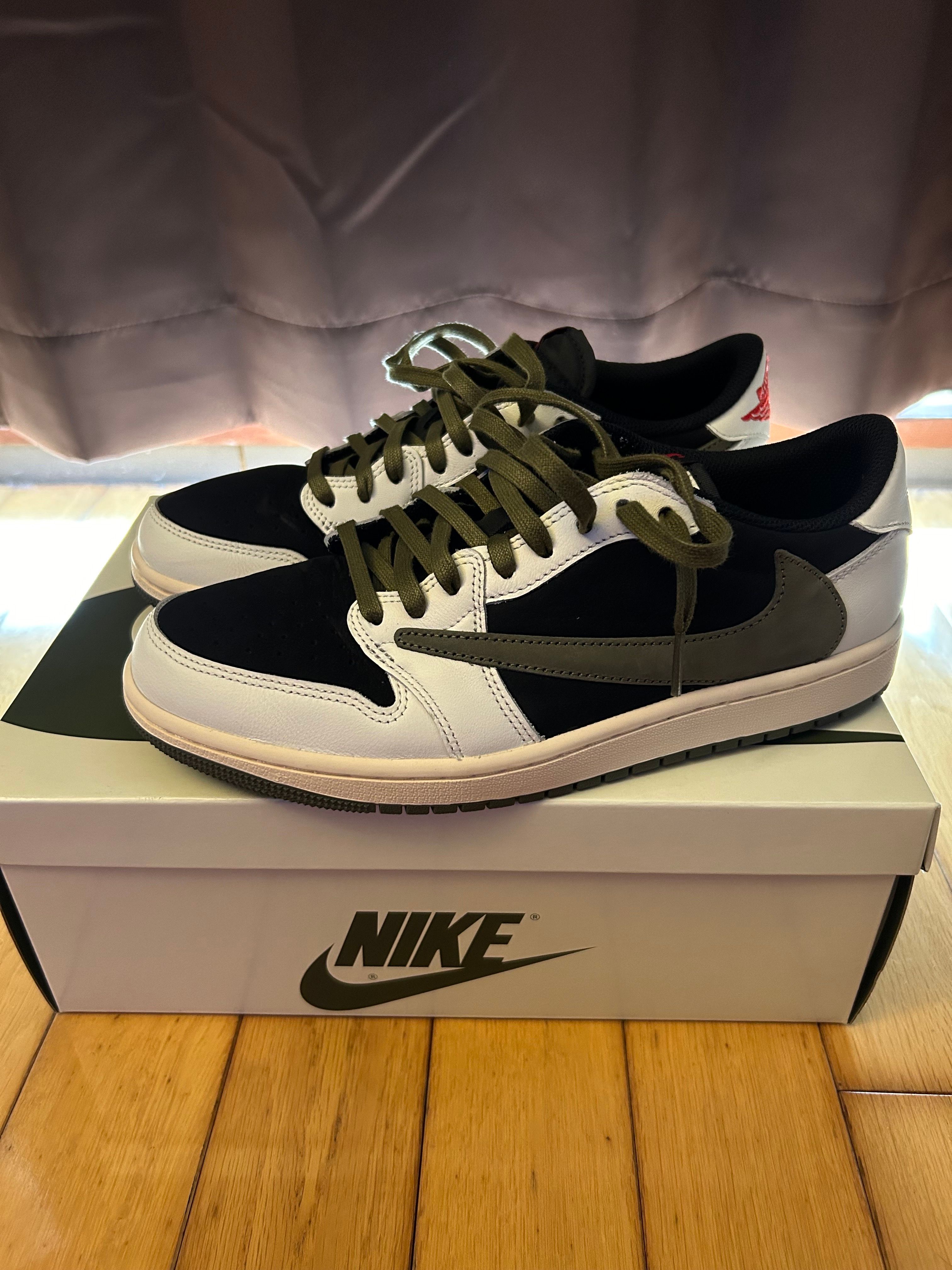 Travis Scott × Nike Women's Air Jordan 1 Low OG "Medium Olive"