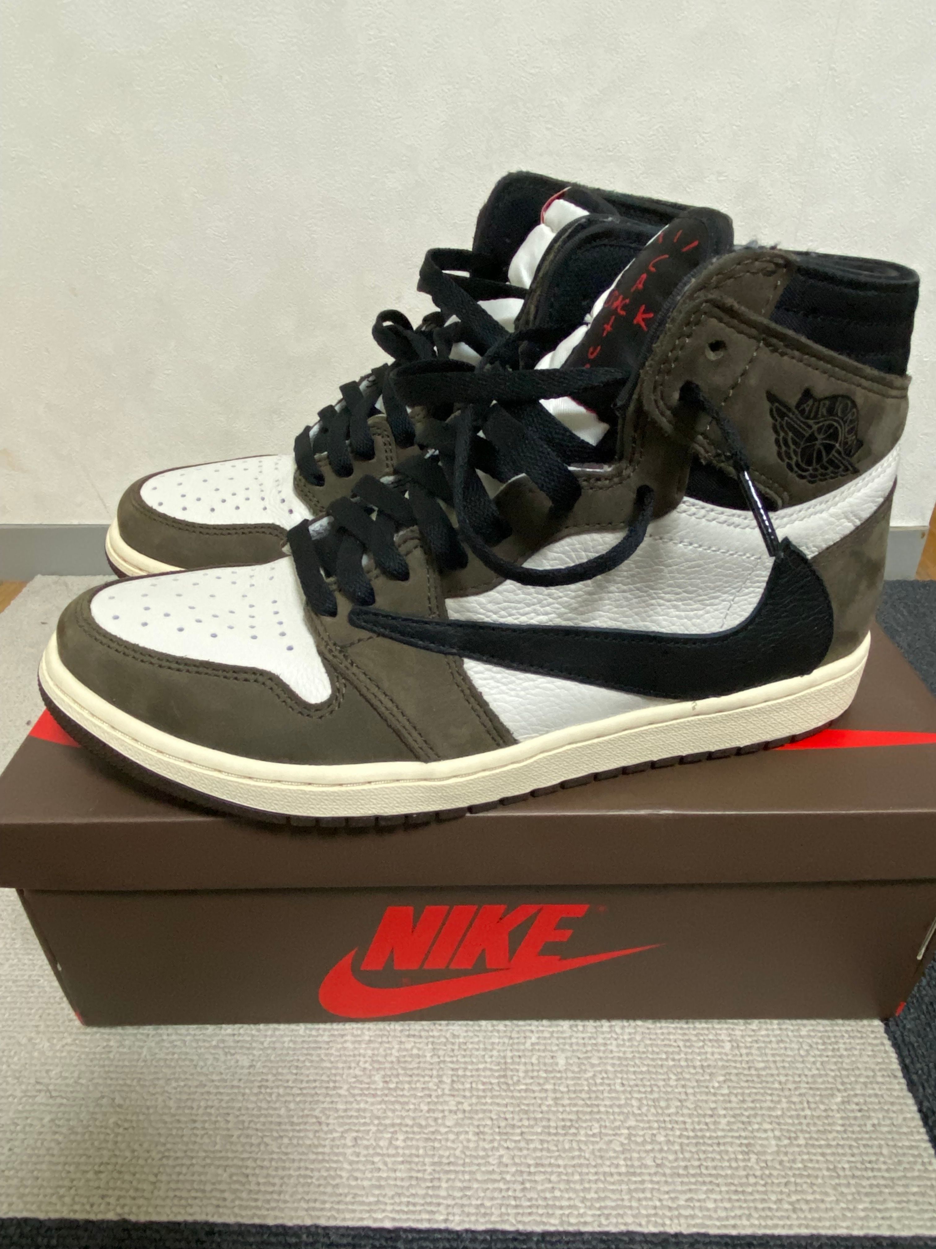 Travis Scott × Nike Air Jordan 1 Retro High OG TS SP "Sail/Dark Mocha"