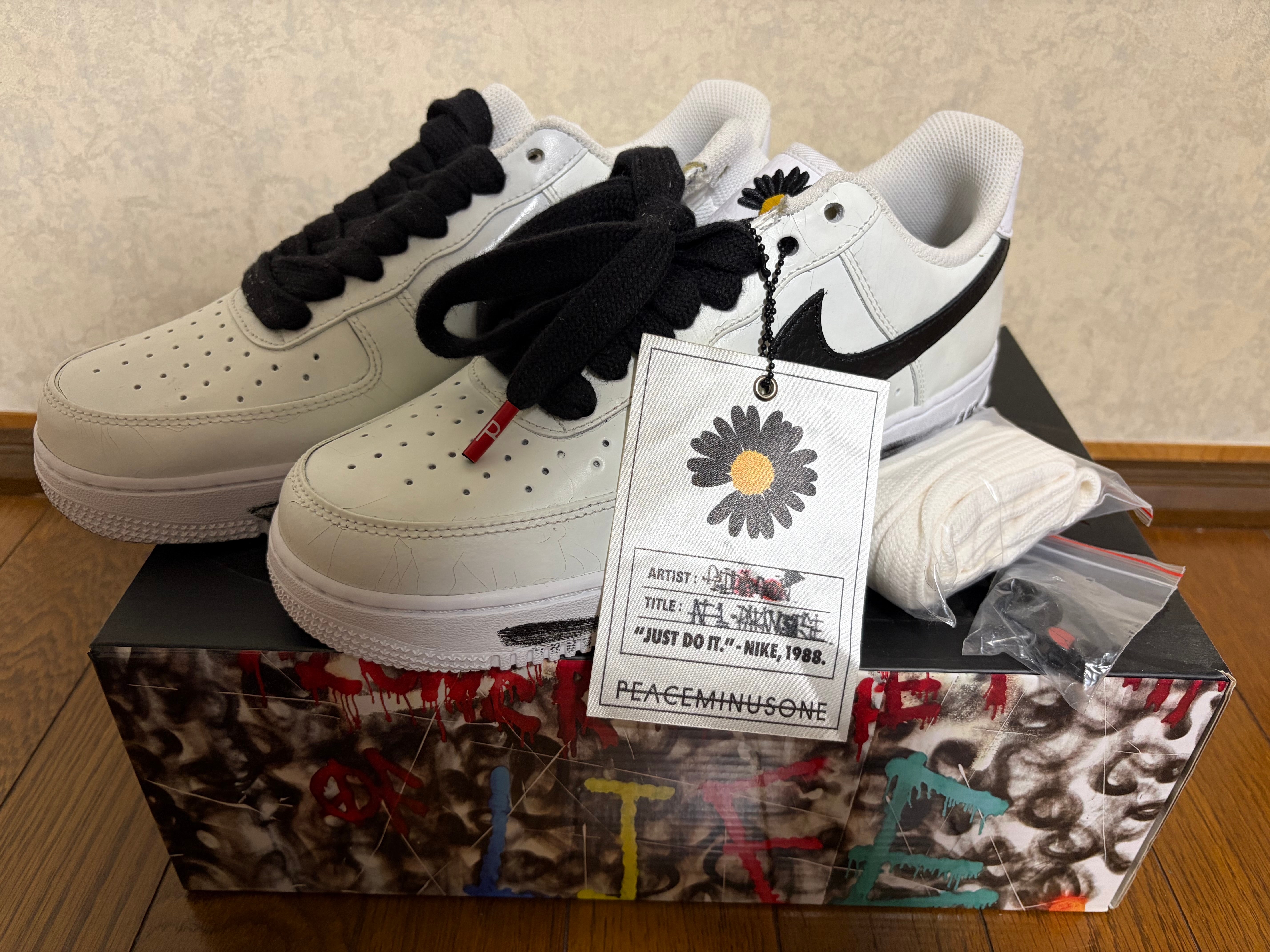 PEACEMINUSONE × Nike Air Force 1 Low "Para-noise/White/Black" / G-DRAGON