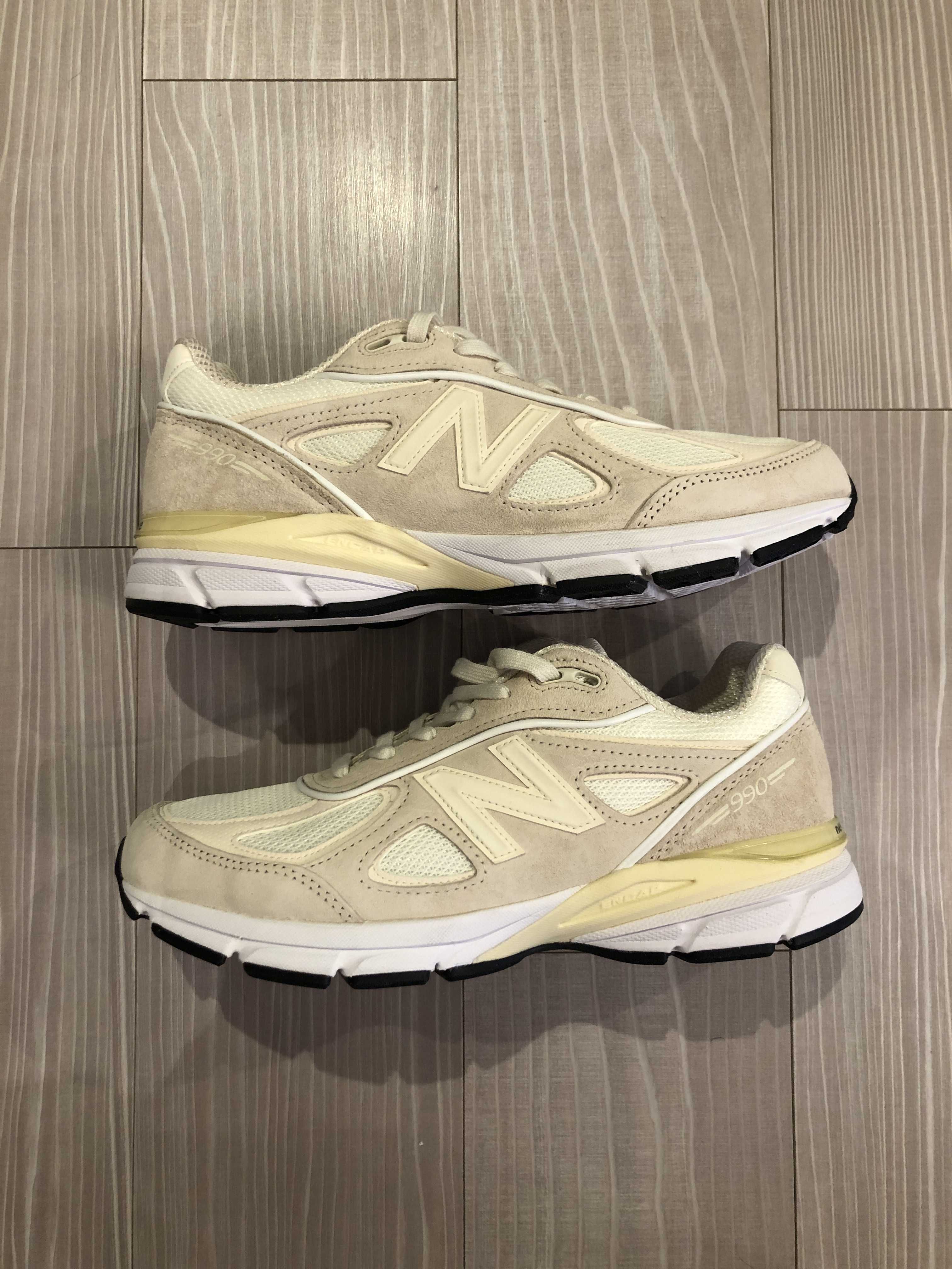 Stussy × New Balance 990V4 "Stussy Cream"