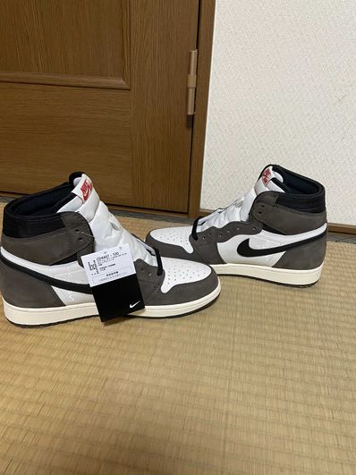 Travis Scott × Nike Air Jordan 1 Retro High OG TS SP "Sail/Dark Mocha"