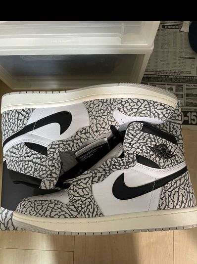 Nike Air Jordan 1 High OG "White Cement/Safari"