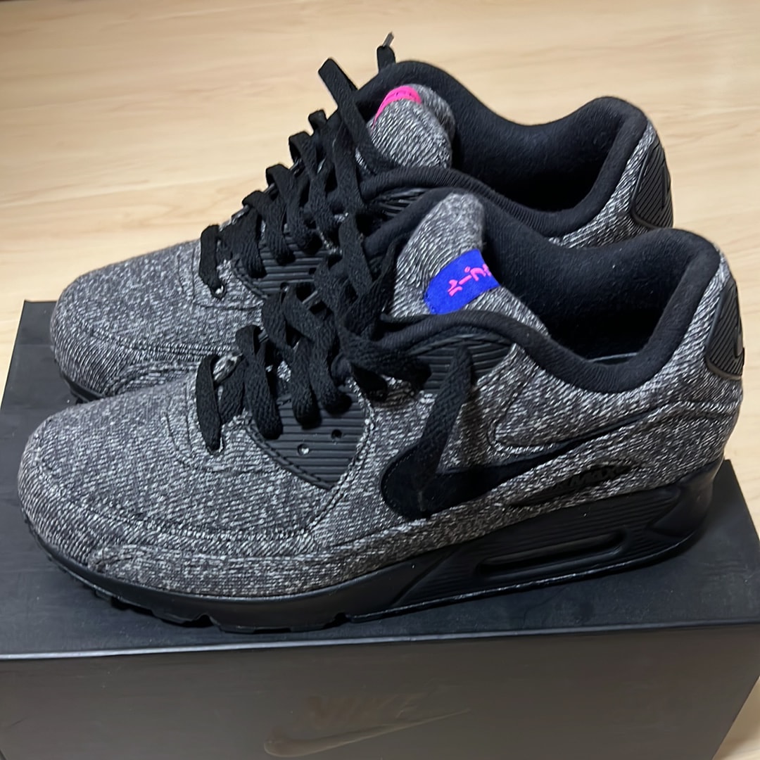 LOOPWHEELER × Nike Air Max 90 "Grey/Black"