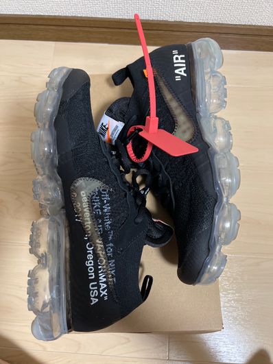 Off-White × Nike Air Vapormax "Black/Total Orange/Clear"