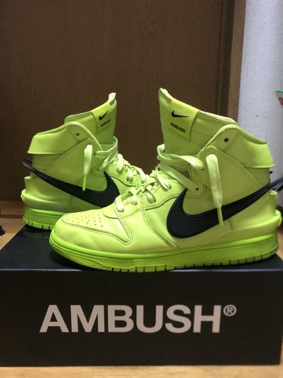AMBUSH × NIKE DUNK HIGH "FLASH LIME"