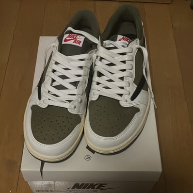 Travis Scott × Nike Air Jordan 1 Low OG SP "Reverse Olive"