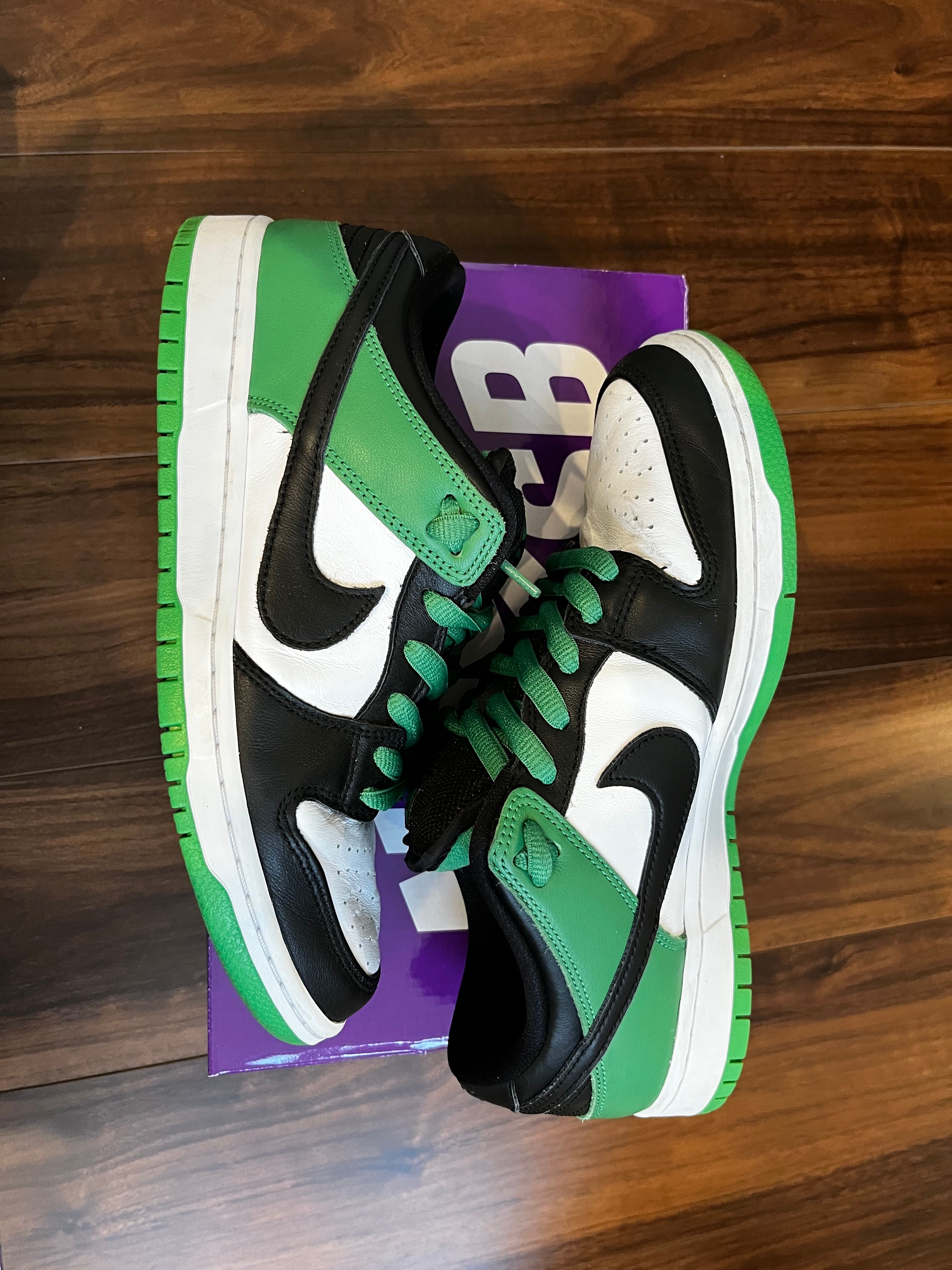 Nike SB Dunk Low Pro "Black and Classic Green"