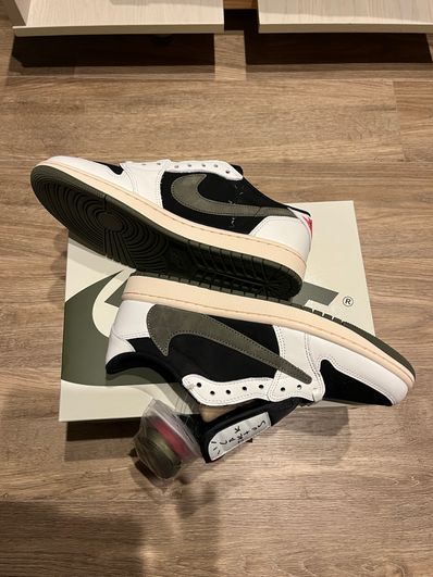 Travis Scott × Nike Women's Air Jordan 1 Low OG "Medium Olive"