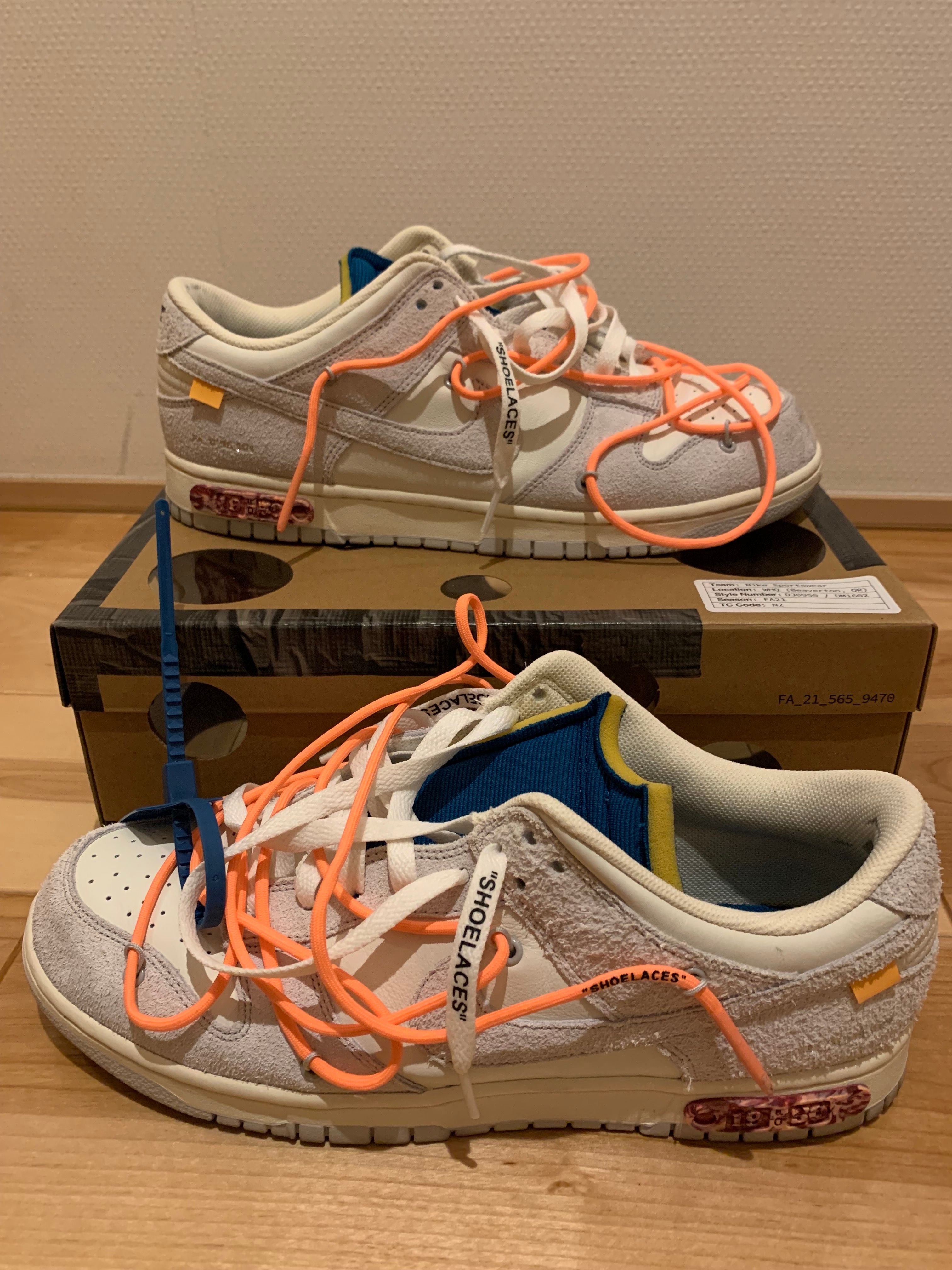 Off-White × Nike Dunk Low 1 of 50 "Lot.19" 