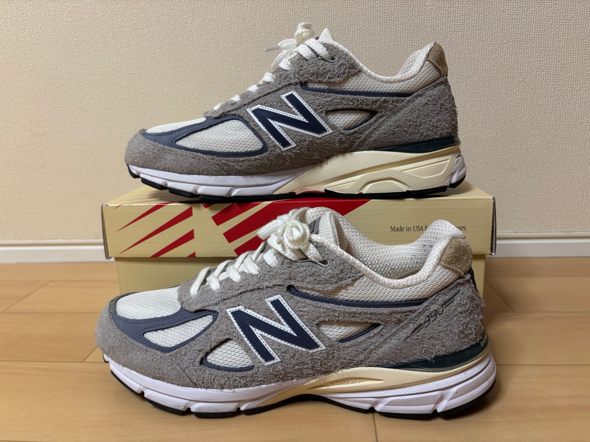 New Balance 990V4 "Gray/Slate Blue"