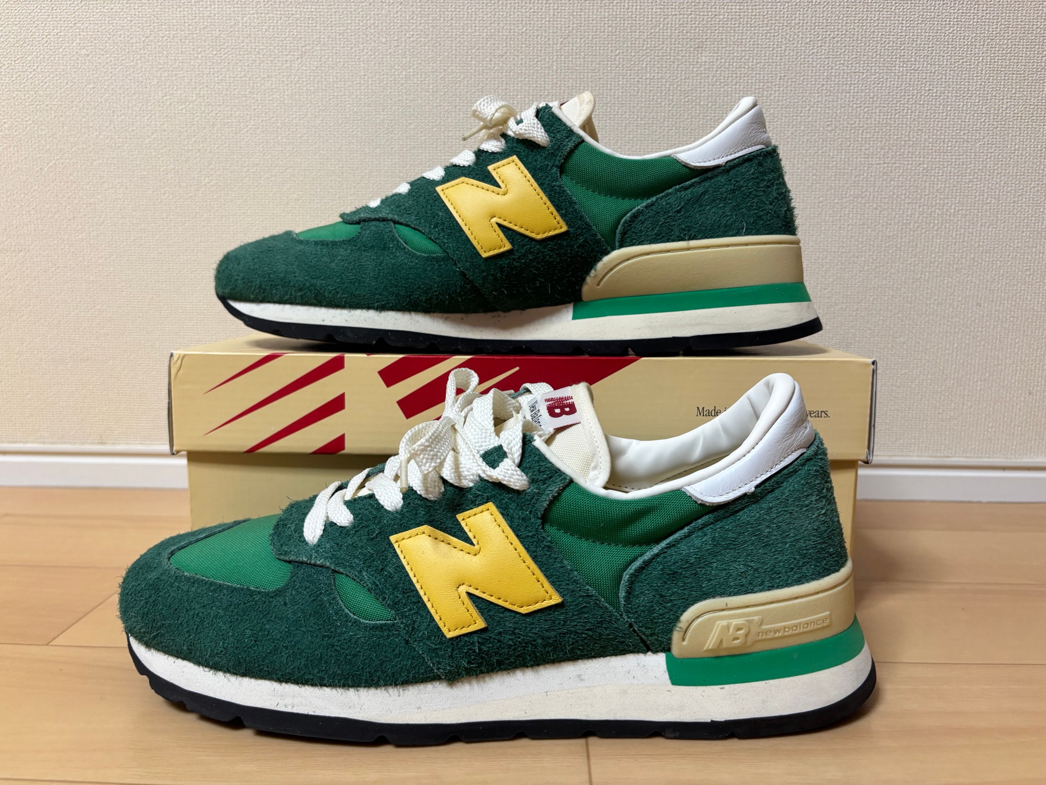 New Balance 990V1 "Green/Yellow"