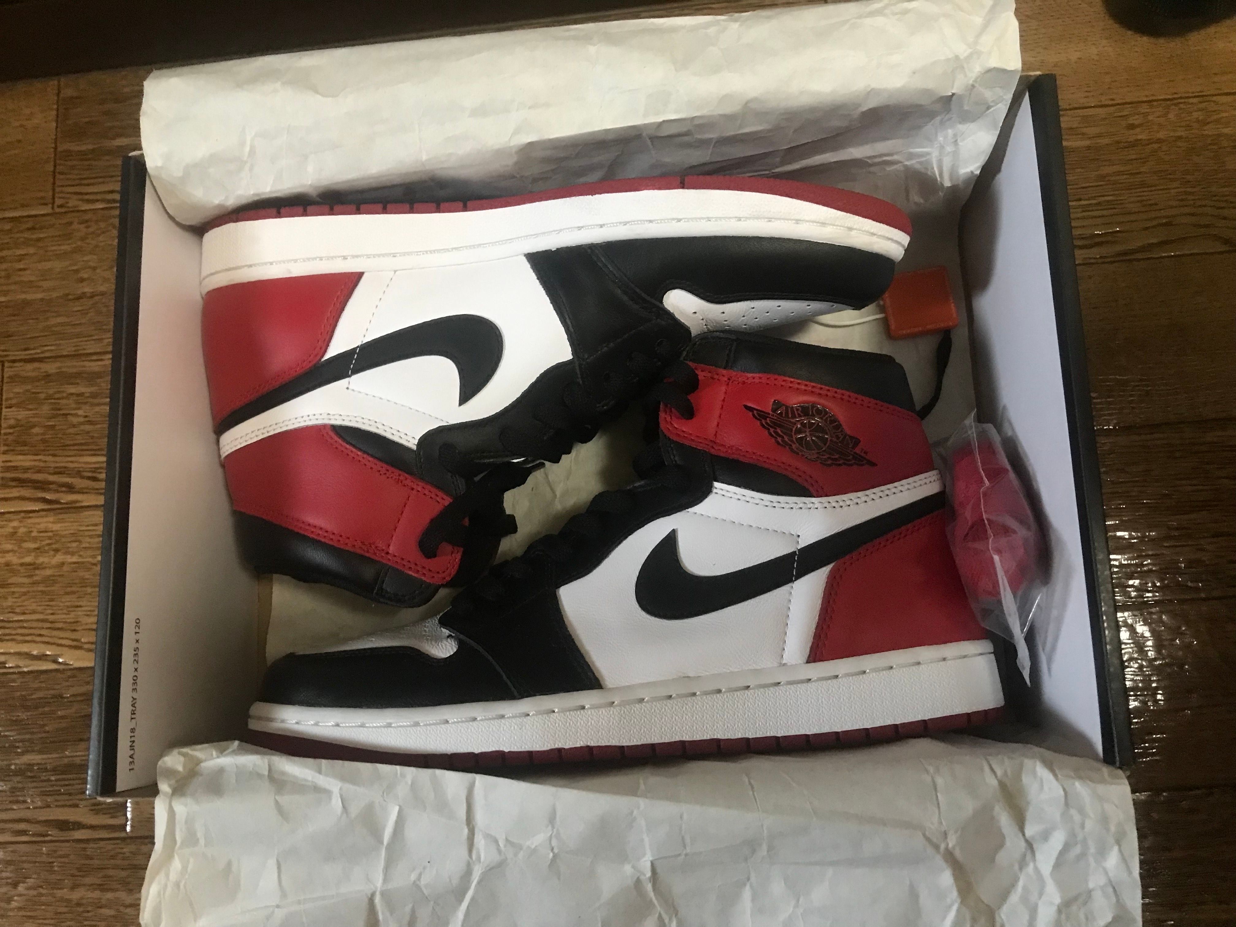 Nike Air Jordan 1 Retro High OG "Black Toe"(2016)