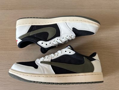 Travis Scott × Nike Women's Air Jordan 1 Low OG "Medium Olive"