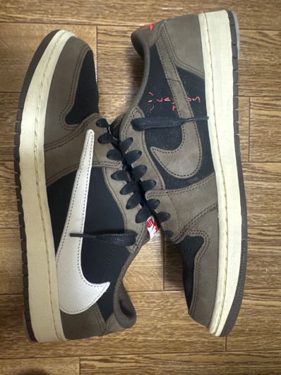 Travis Scott × Nike Air Jordan 1 Low OG SP-T "Black/Dark Mocha"