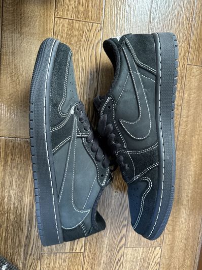 Travis Scott × Nike Air Jordan 1 Low OG SP "Black Phantom"