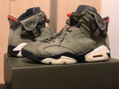 Travis Scott × Nike Air Jordan 6 Retro "Medium Olive"
