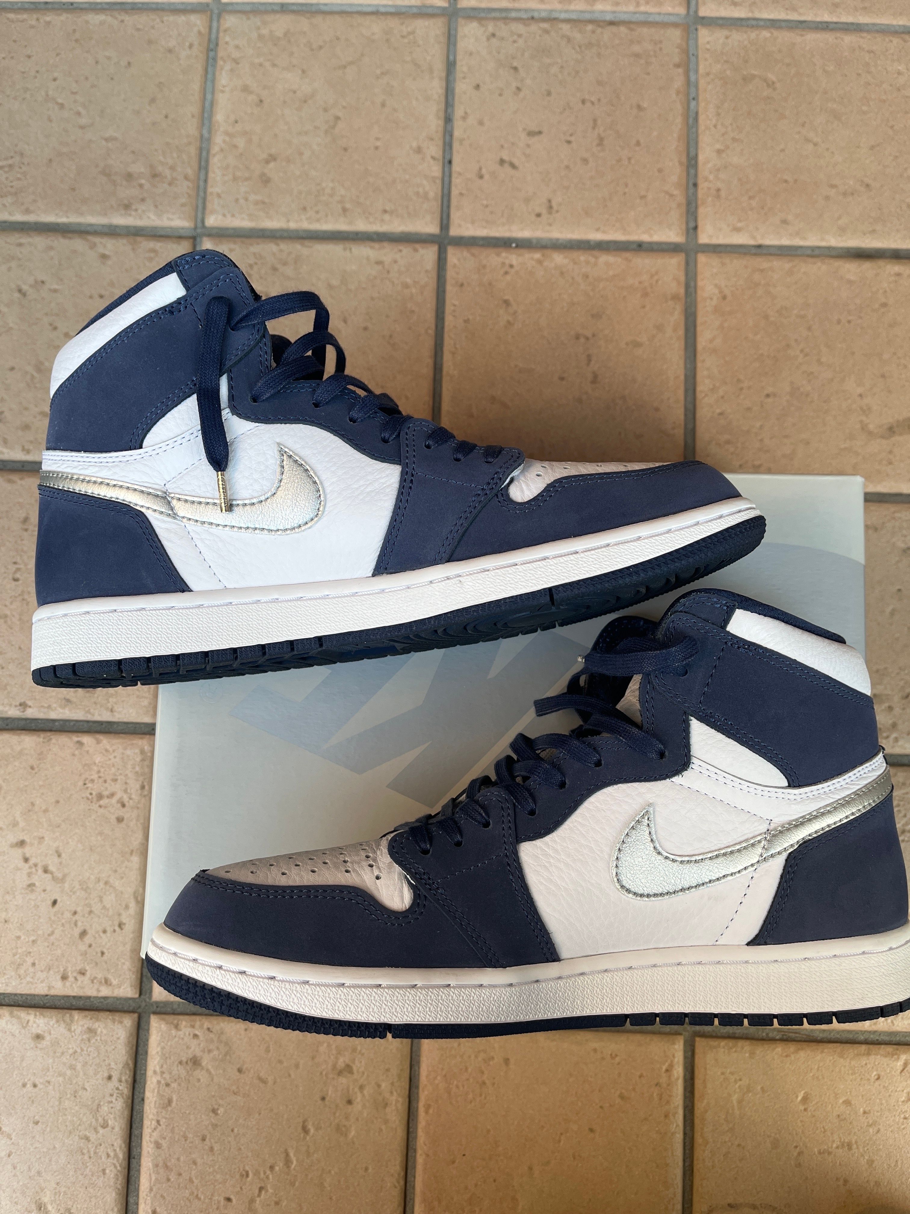 Nike Air Jordan 1 High OG CO.JP "White/Midnight Navy" (2020)(ブリーフケースなし)