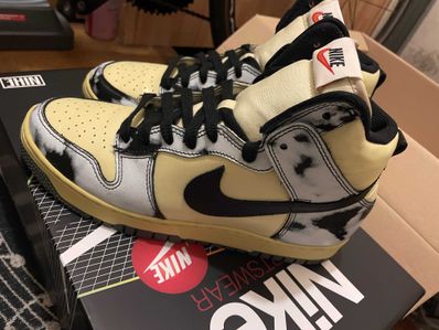 Nike Dunk High "Black Acid Wash"