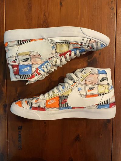 Nike Blazer Mid Patchwork "White"
