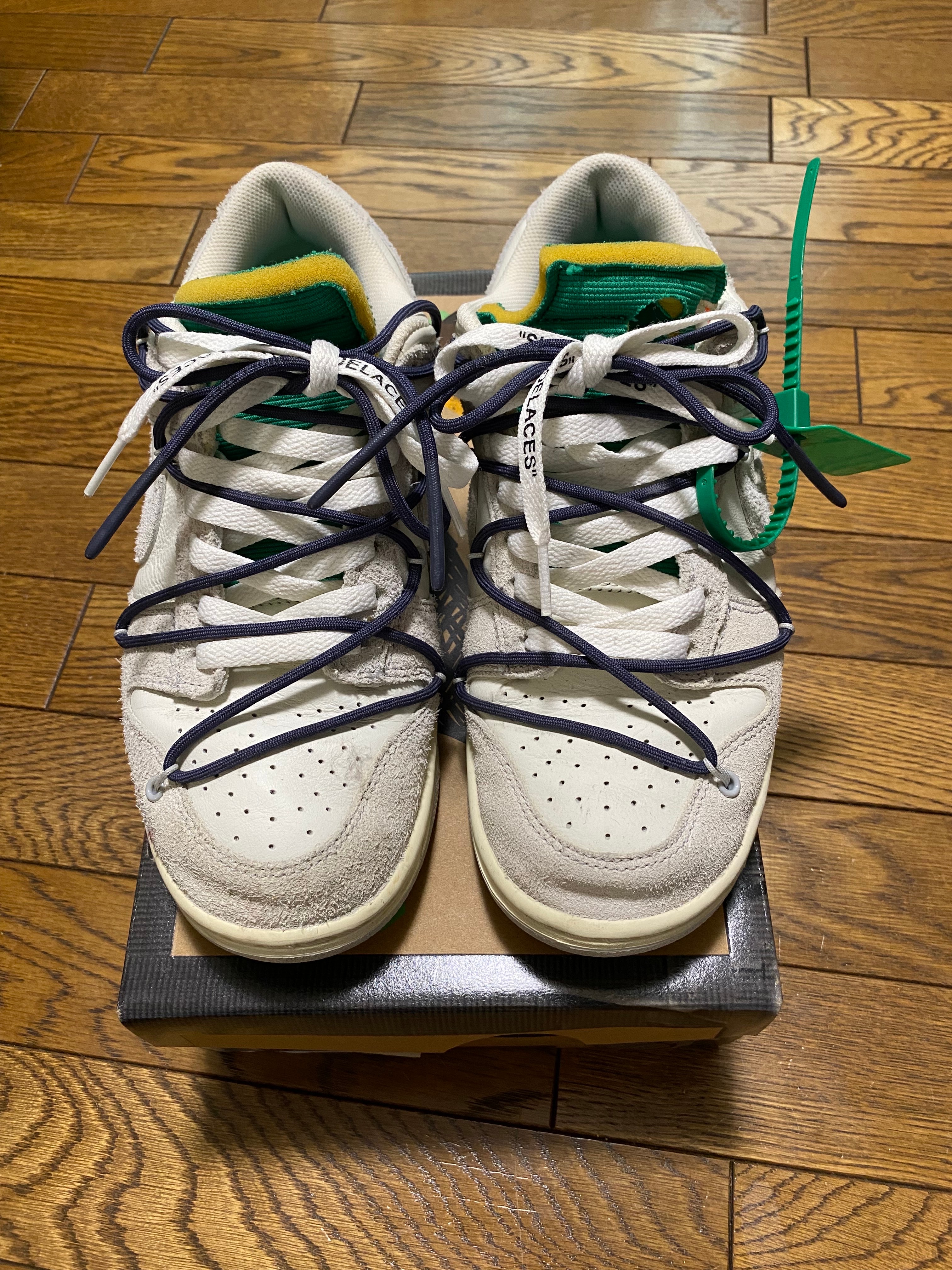 Off-White × Nike Dunk Low "Sail/Neutral Grey/Gridiron"