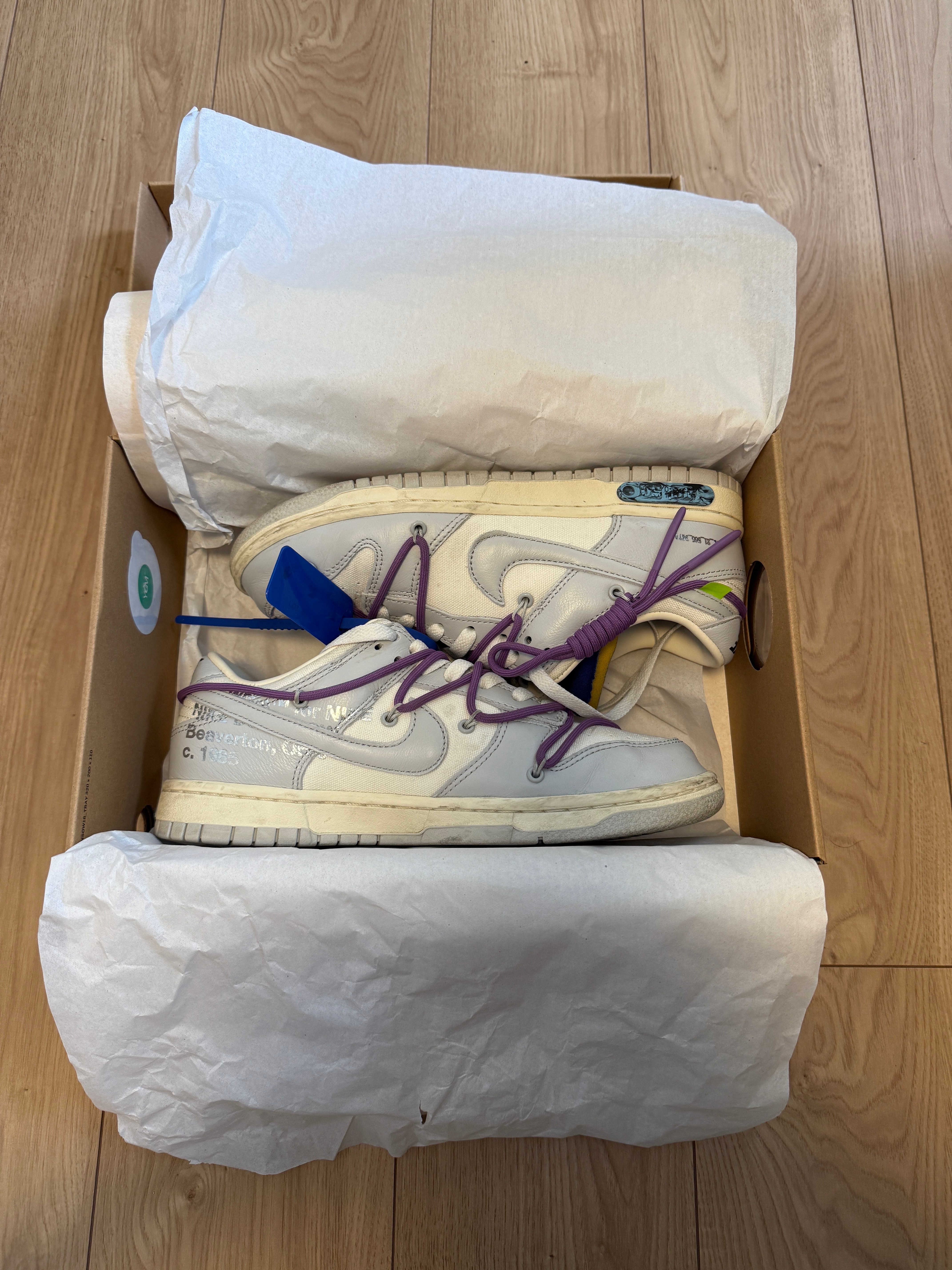 Off-White × Nike Dunk Low 1 of 50 "Lot.48" 