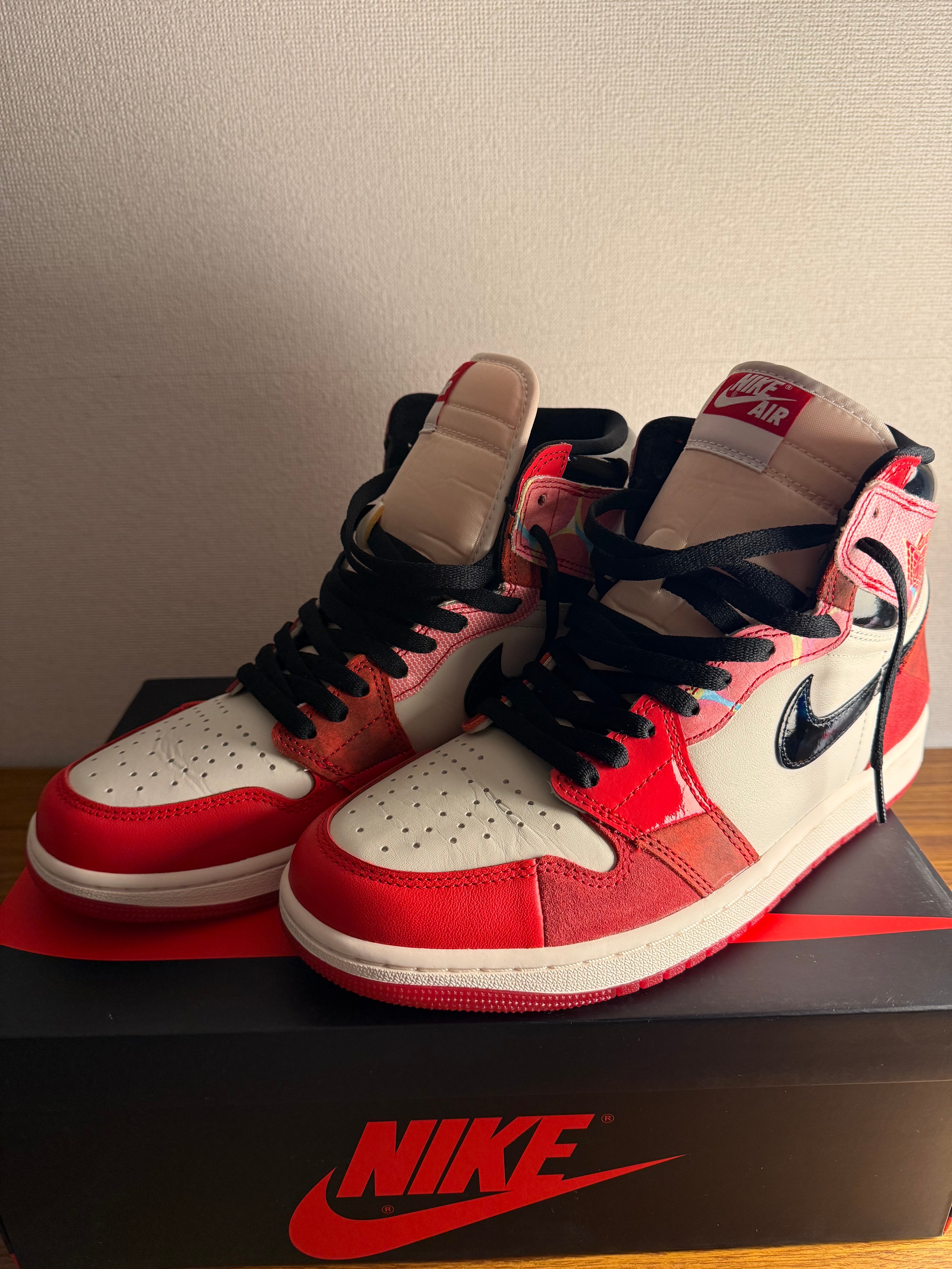 Spider-Man × Nike Air Jordan 1 Retro High OG SP "Spider-Man: Across the Spider-Verse/University Red"