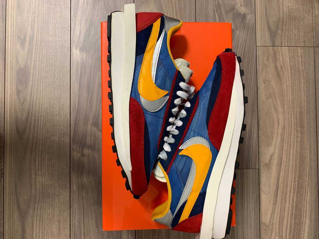 sacai × Nike LDV Waffle "Red/Blue"