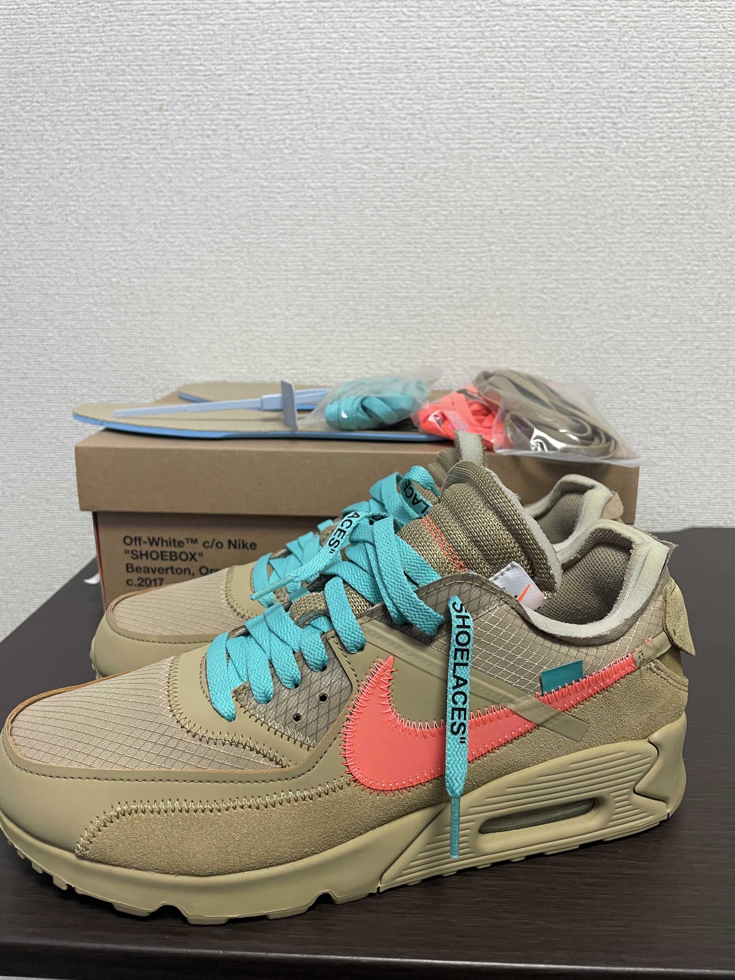 Off-White × Nike Air Max 90 "Desert Ore"