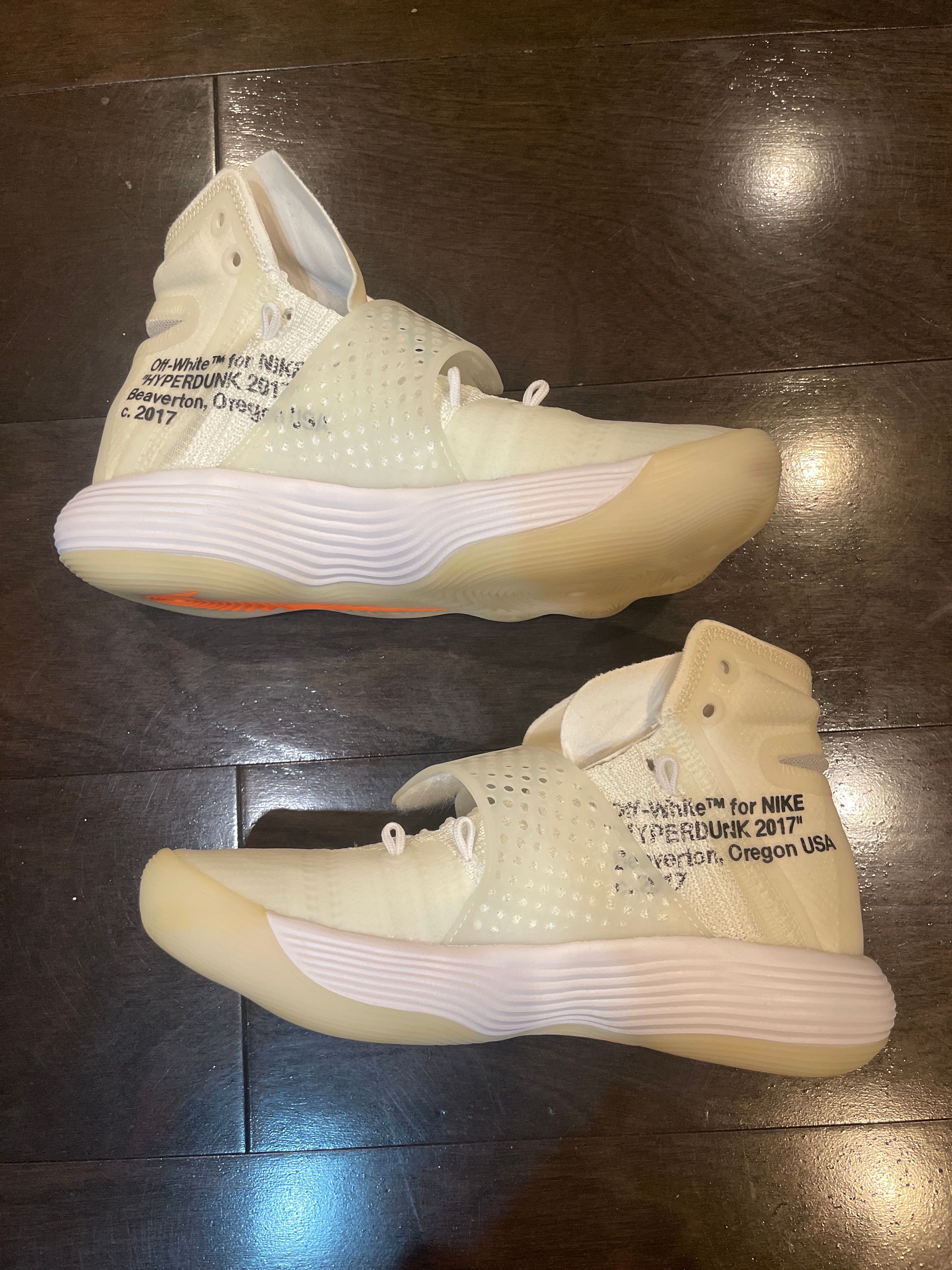 Off-White × Nike React Hyperdunk 2017 Flyknit "The 10/White"