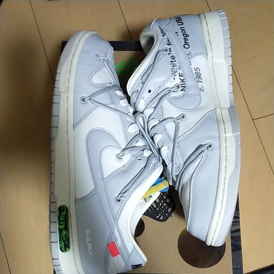 Off-White × Nike Dunk Low "Sail/Neutral Gray"