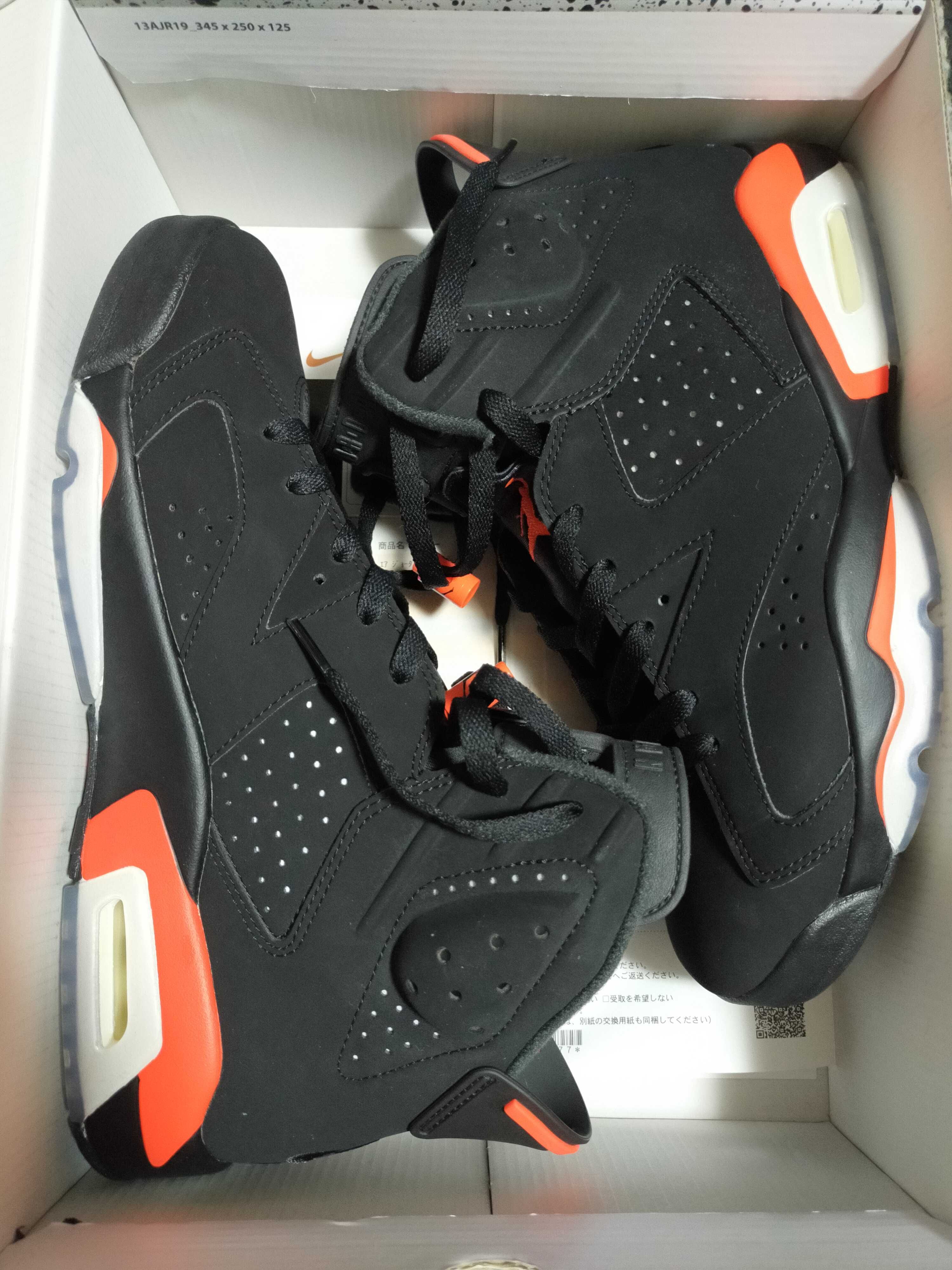 Nike Air Jordan 6 Retro OG "Black/Infrared"