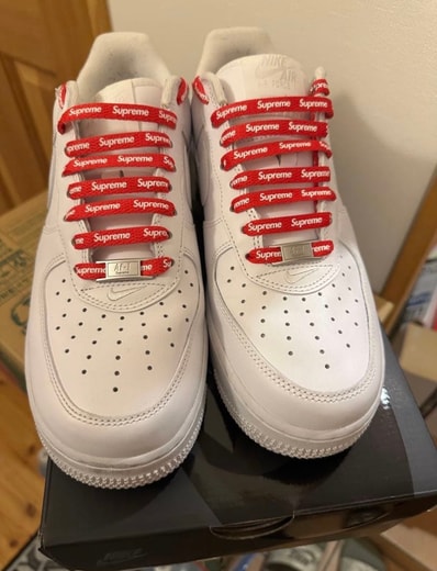 Supreme × Nike Air Force 1 Low "White"