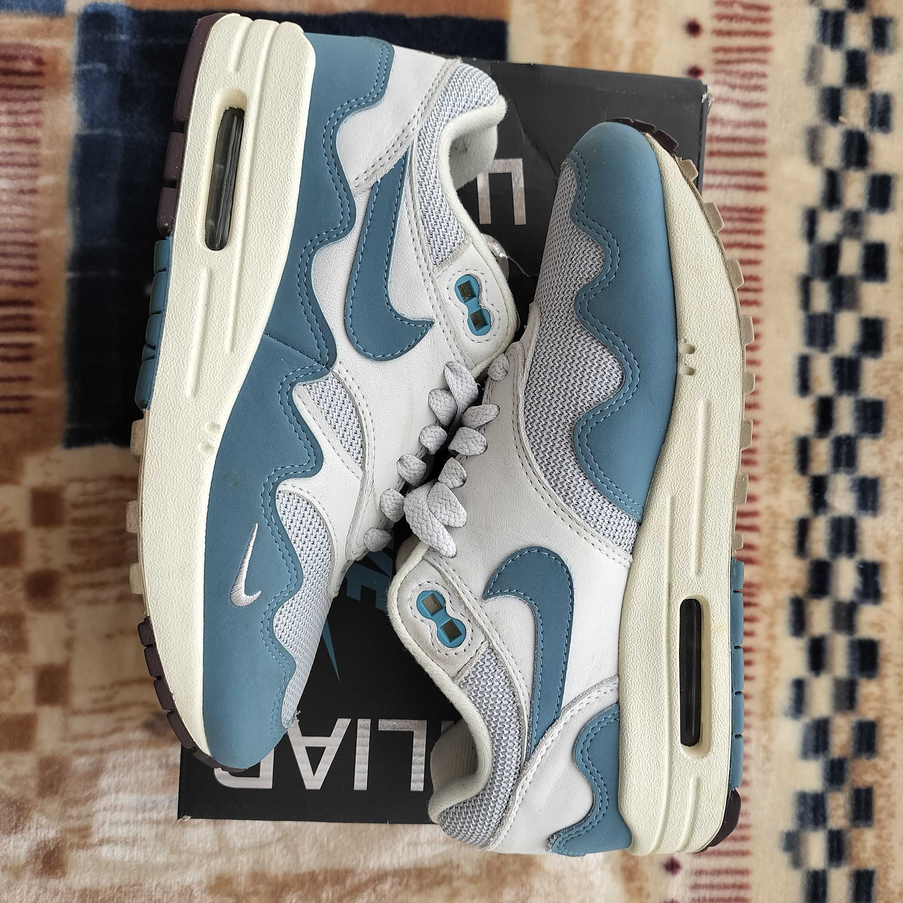 Patta × Nike Air Max 1 "Noise Aqua"