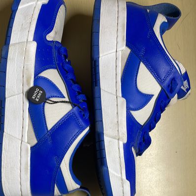 NIKE Women's DUNKED "WHITE/GAME ROYAL"