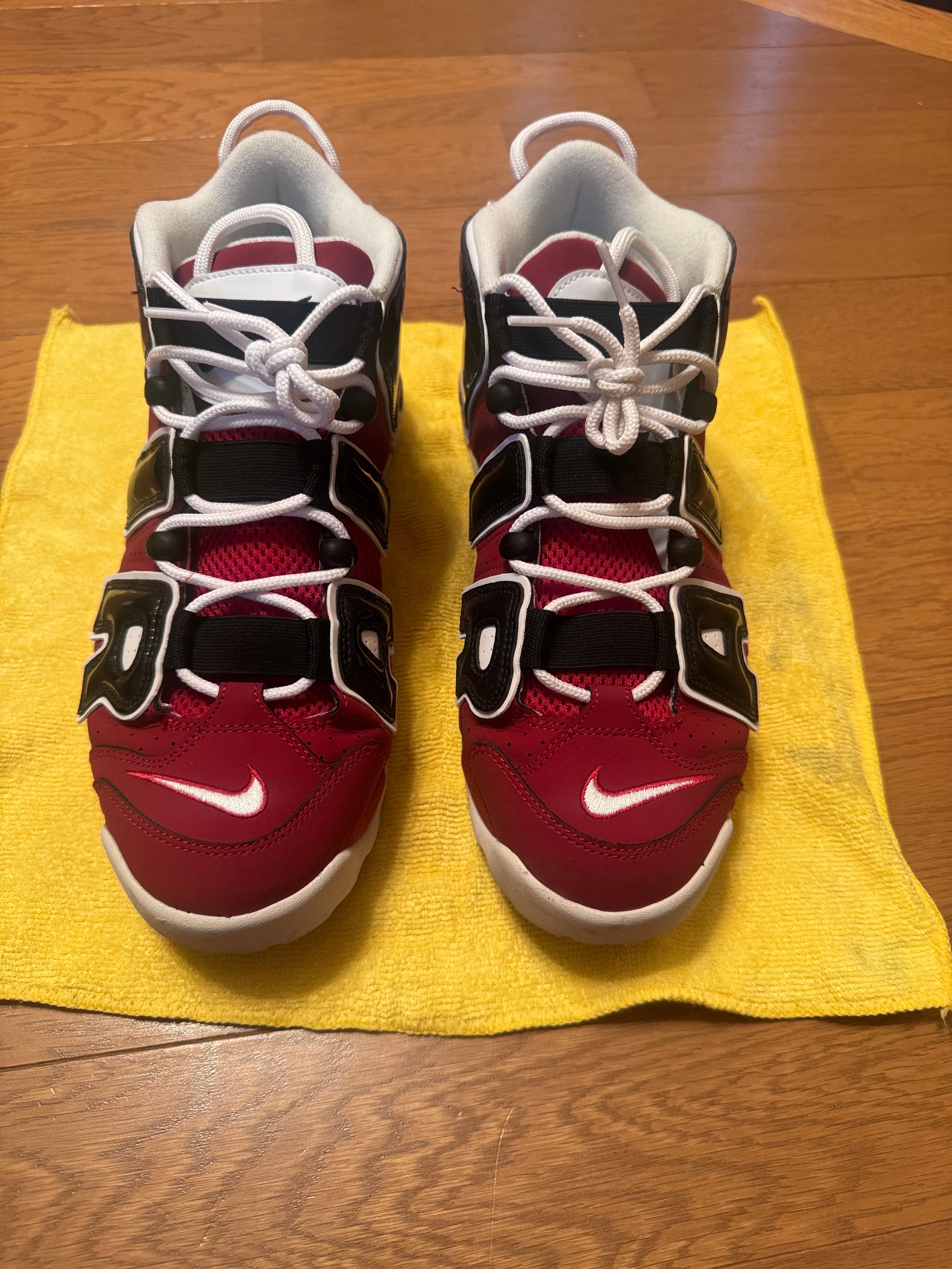 Nike Air More Uptempo ’96 "Black and Varsity Red" (2021)